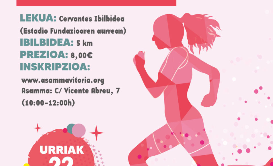 IV. ELKARTASUN LASTERKETA BULARREKO MINBIZIAREN AURKA - CARRERA SOLIDARIA CONTRA EL C脕NCER DE MAMA - 2023