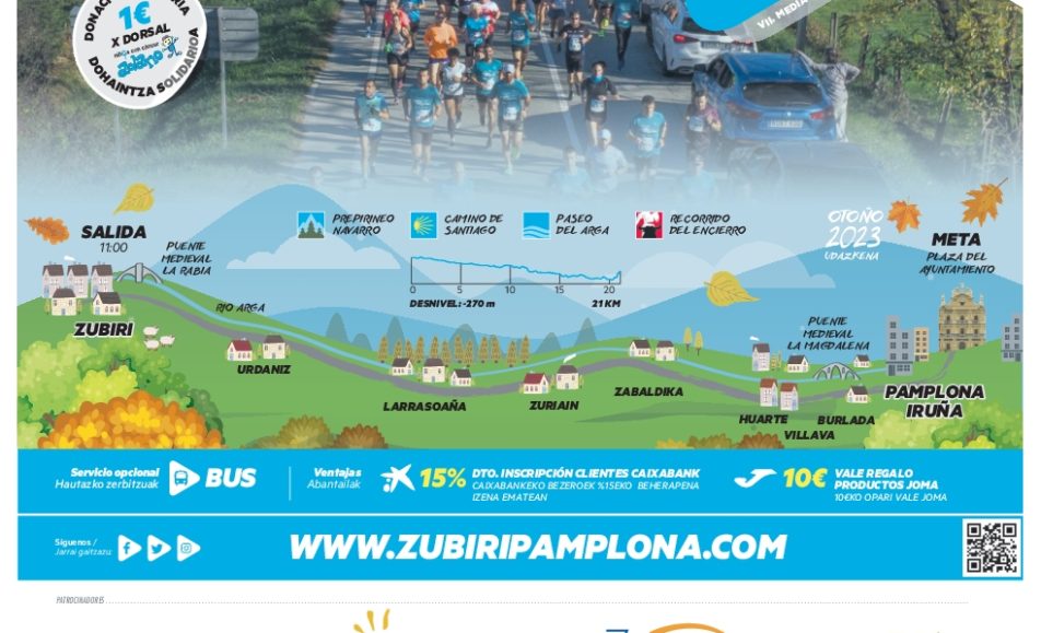 VII. MEDIA MARATON ZUBIRI-PAMPLONA MARATOI ERDIA - 2023