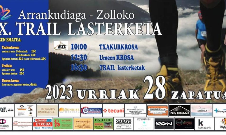 X. ARRANKUDIAGA-ZOLLO TRAIL LASTERKETA - 2023
