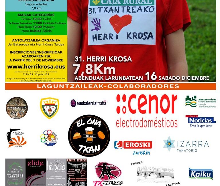 XXXI. TXANTREAKO HERRI KROSA - CROSS POPULAR DE LA TXANTREA - 2023