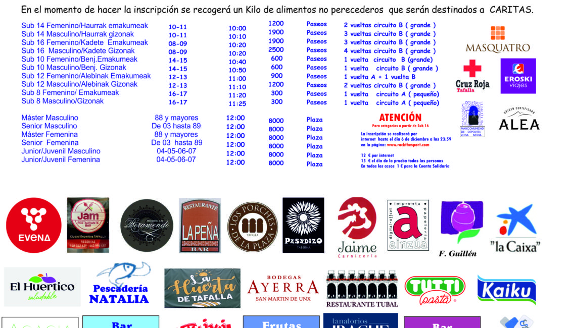 XLIV. TAFALLAKO PEÑETAKO HERRI LASTERKETA - CROSS PEÑAS DE TAFALLA - 2023