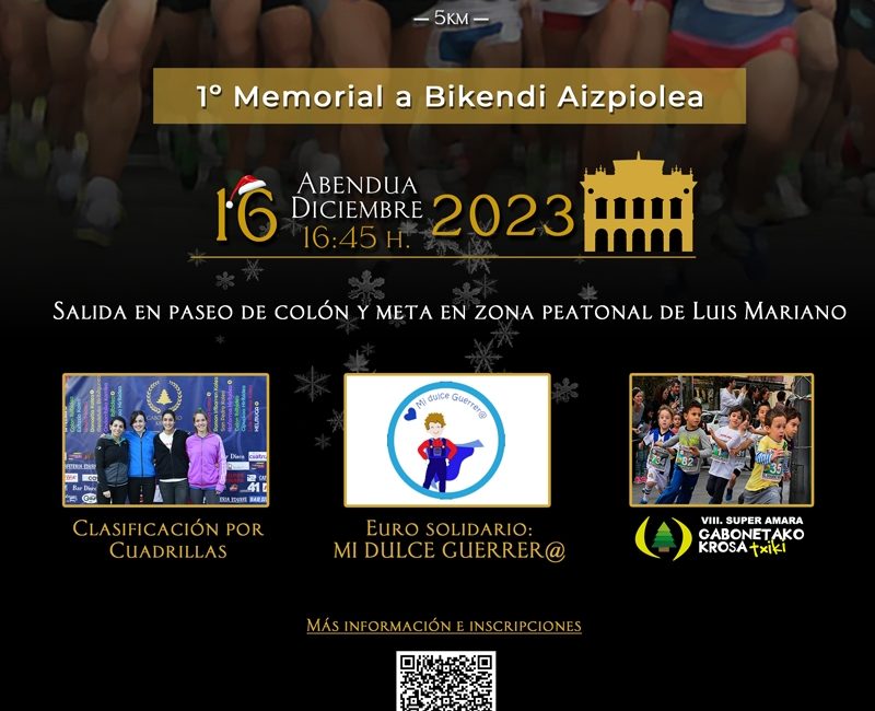 IX. SUPER AMARA GABONETAKO KROSA IRUN - 2023