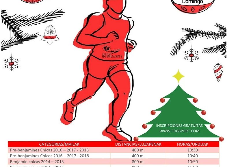 II. CARRERA DE NAVIDAD SANTUTXU - 2023