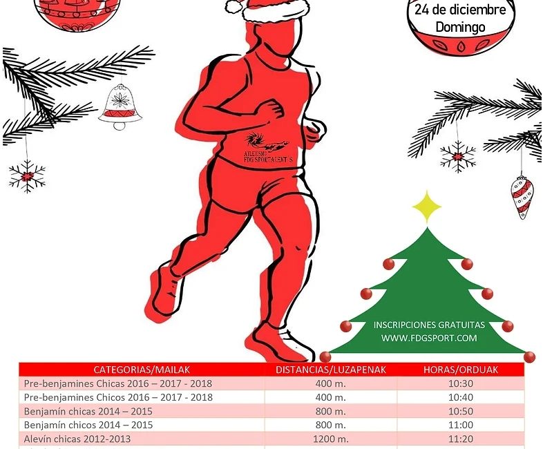 II. CARRERA DE NAVIDAD SANTUTXU - 2023