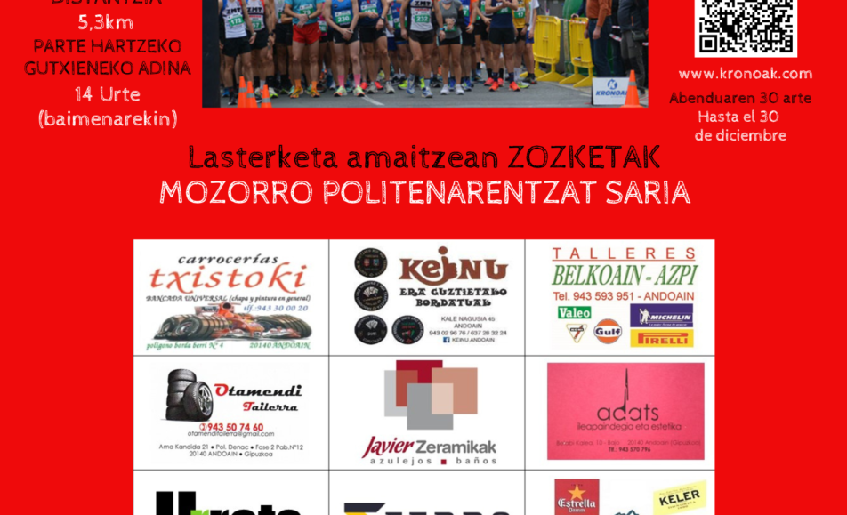 VII. SAN SILVESTRE - ANDOAIN - 2023