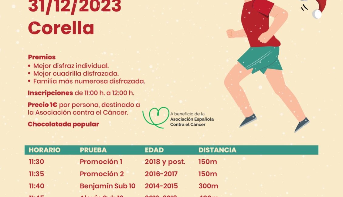 XVII. SAN SILVESTRE - CARNAVALESCA CORELLA - 2023