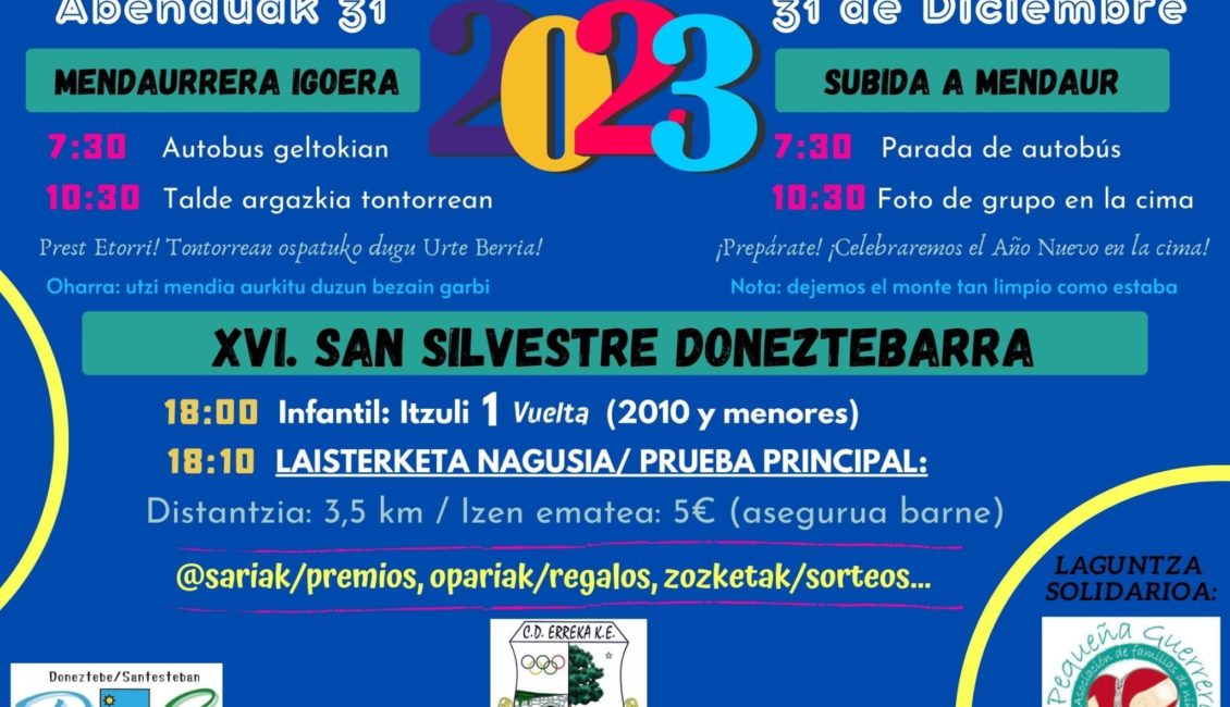 XVI. SAN SILVESTRE - DONEZTEBARRA - 2023