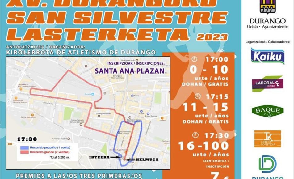 XV. SAN SILVESTRE - DURANGO - 2023