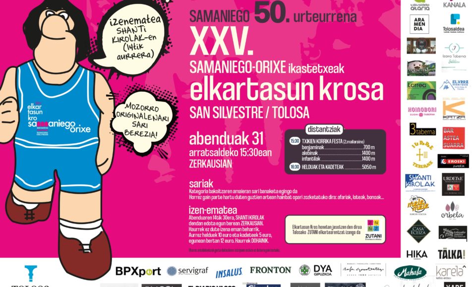 XXV. SAN SILVESTRE - TOLOSA - ELKARTASUN KROSA - 2023
