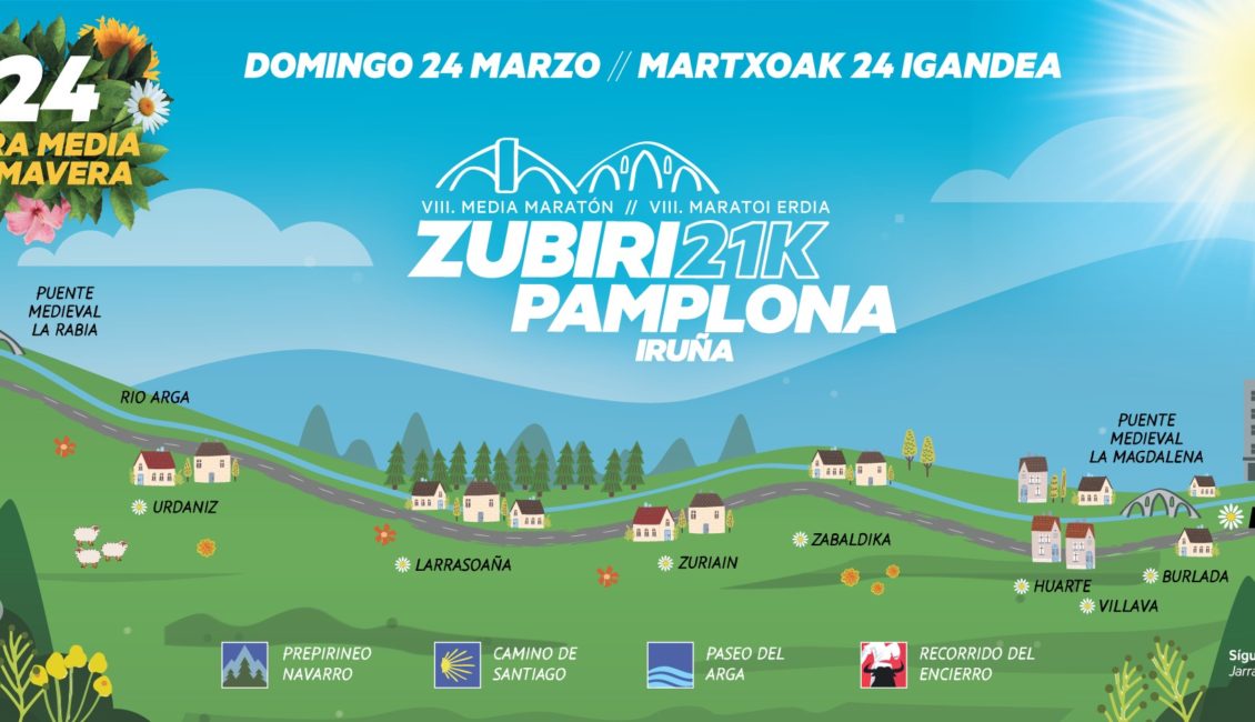 VIII. MEDIA MARATON ZUBIRI-PAMPLONA MARATOI ERDIA - 2024