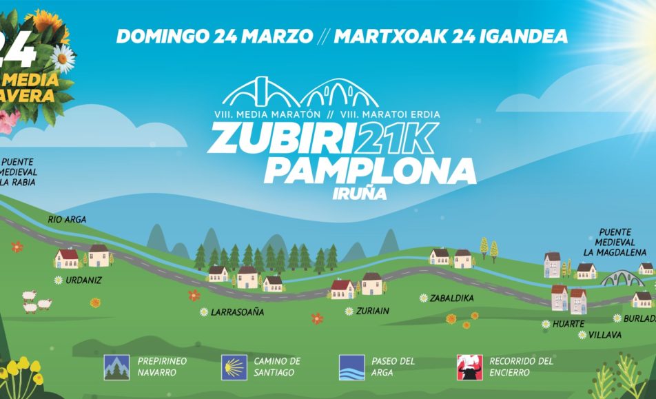 VIII. MEDIA MARATON ZUBIRI-PAMPLONA MARATOI ERDIA - 2024