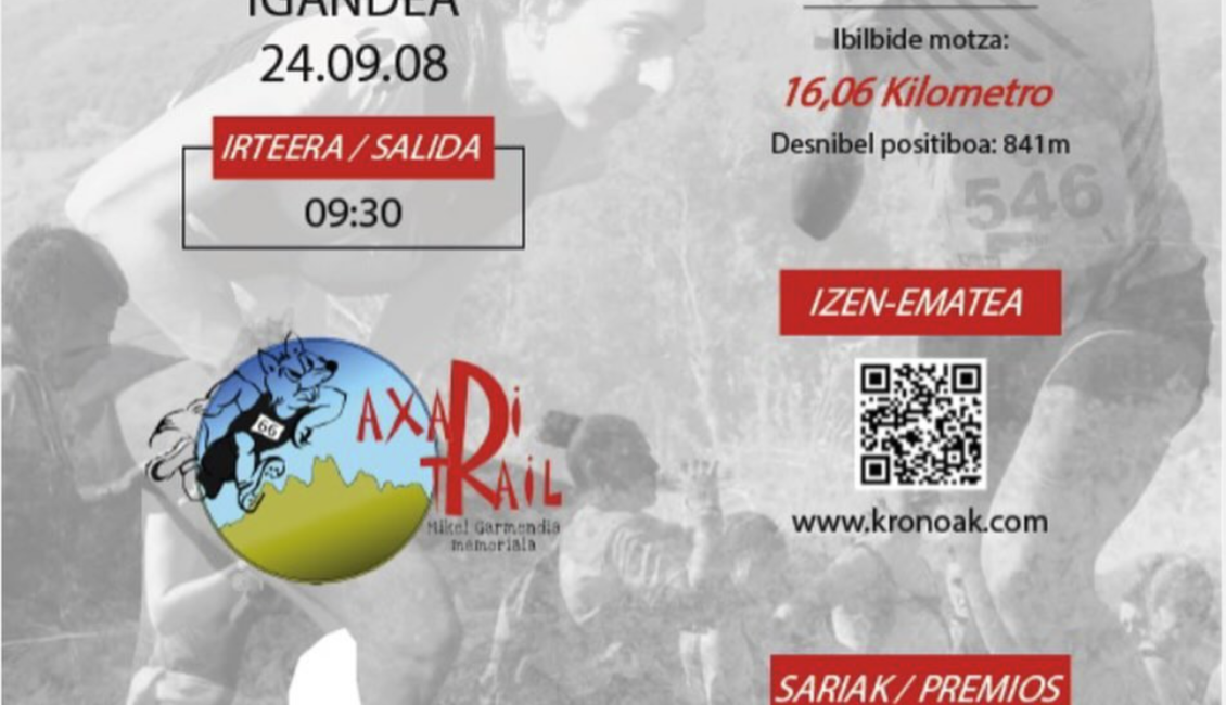 XI. AXARI TRAIL. MIKEL GARMENDIA MEMORIALA - 2024