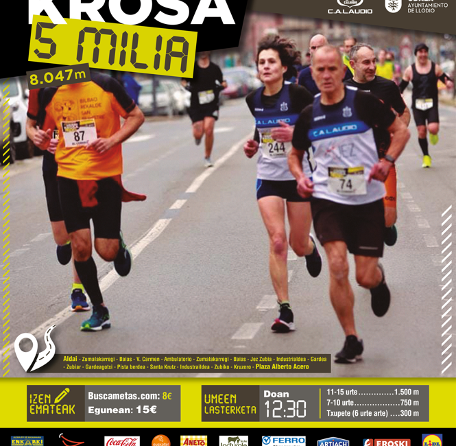 XVI. LAUDIOKO HERRI KROSA - CARRERA POPULAR DE LLODIO - 2024