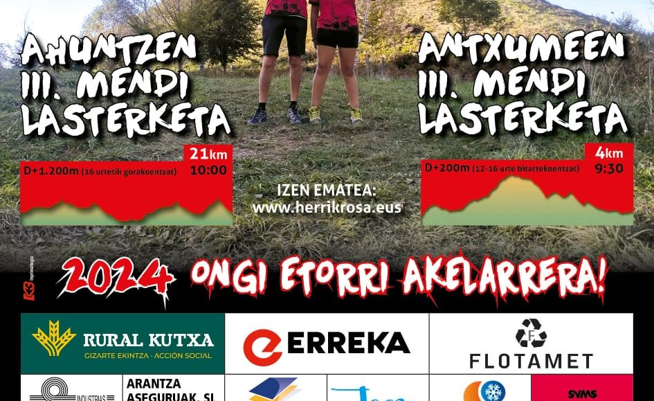 III. AHUNTZEN MENDI LASTERKETA - 2024