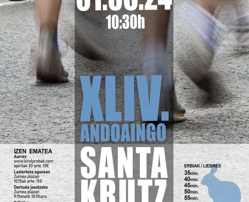 XLIV. ANDOAINGO SANTA KRUTZ KROS HERRIKOIA - 2024
