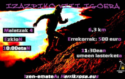 XII. IZAZPIKO IGOERA MENDI LASTERKETA - 2024