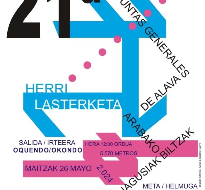 XXI. CARRERA POPULAR JUNTAS GENERALES DE ALAVA - ARABAKO BATZAR NAGUSIAK - 2024