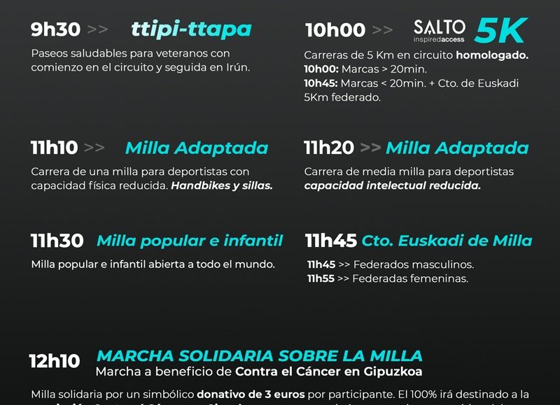 VIII. MILLAS DE IRUN 5K SALTO - 2024
