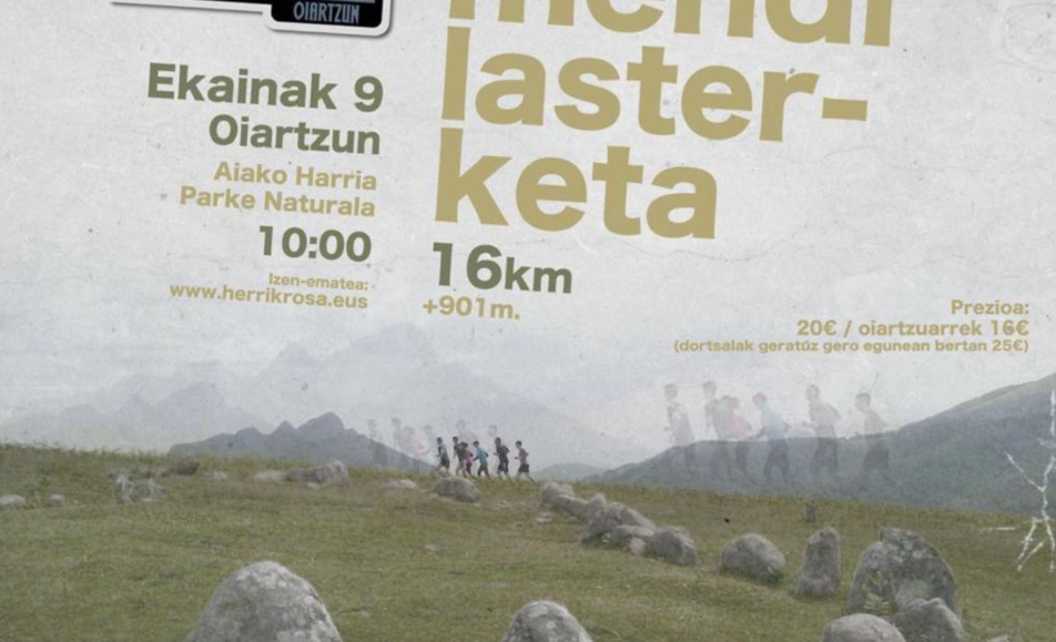 IX. INTXIXU TRAIL OIARTZUNGO MENDI LASTERKETA - 2024