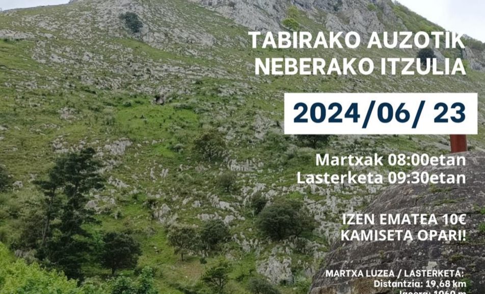 VI. TABIRAKO MENDI LASTERKETA - 2024
