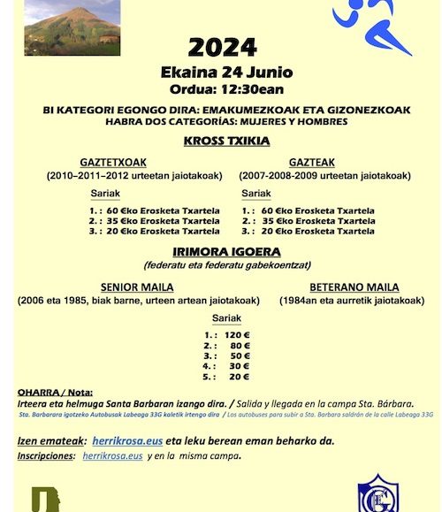 XLII. IRIMORA IGOERA - SUBIDA A IRIMO - 2024
