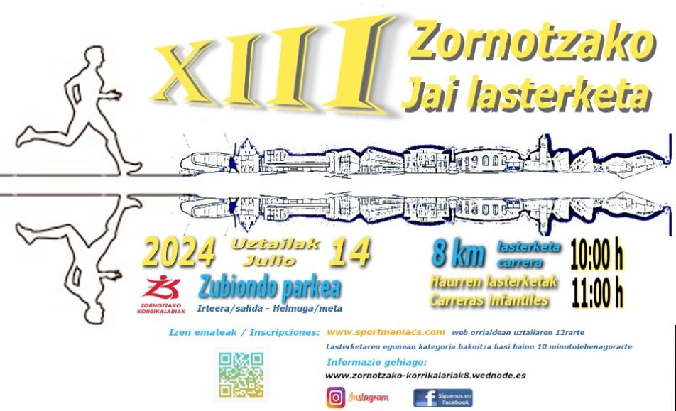 XIII. ZORNOTZAKO JAI LASTERKETA - 2024