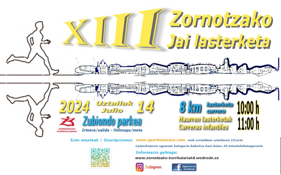 XIII. ZORNOTZAKO JAI LASTERKETA - 2024
