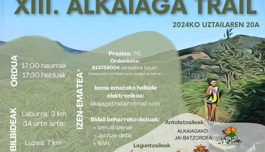 XIII. ALKAIAGA TRAIL - 2024