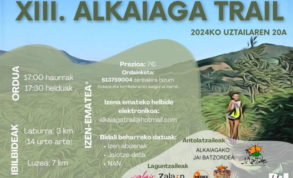 XIII. ALKAIAGA TRAIL - 2024
