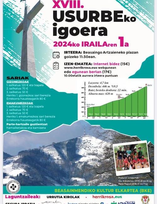 XVIII. USURBE IGOERA - 2024