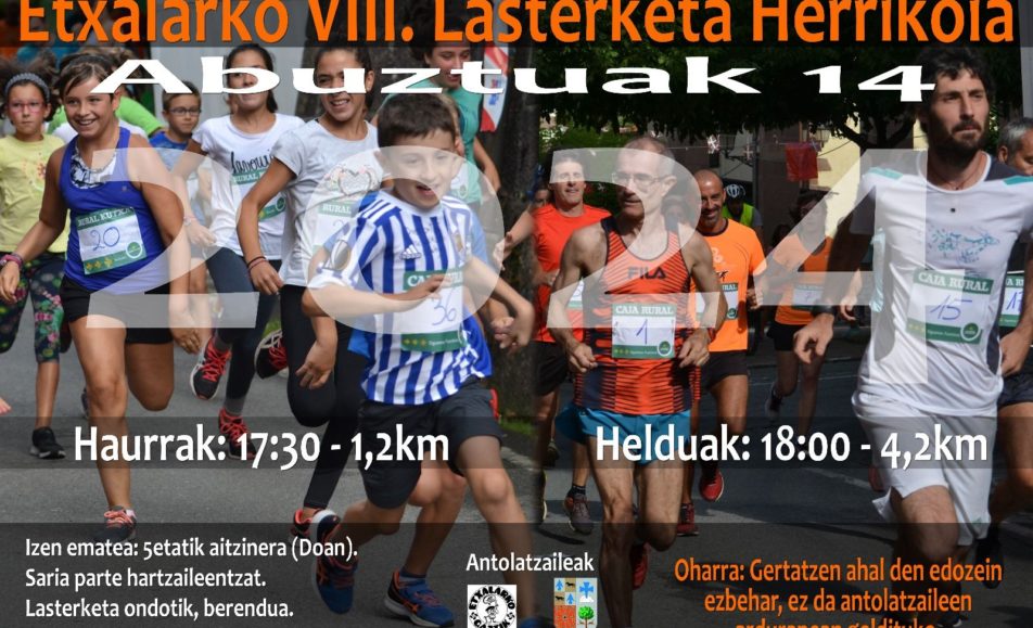 VIII. ETXALARKO LASTERKETA HERRIKOIA - 2024