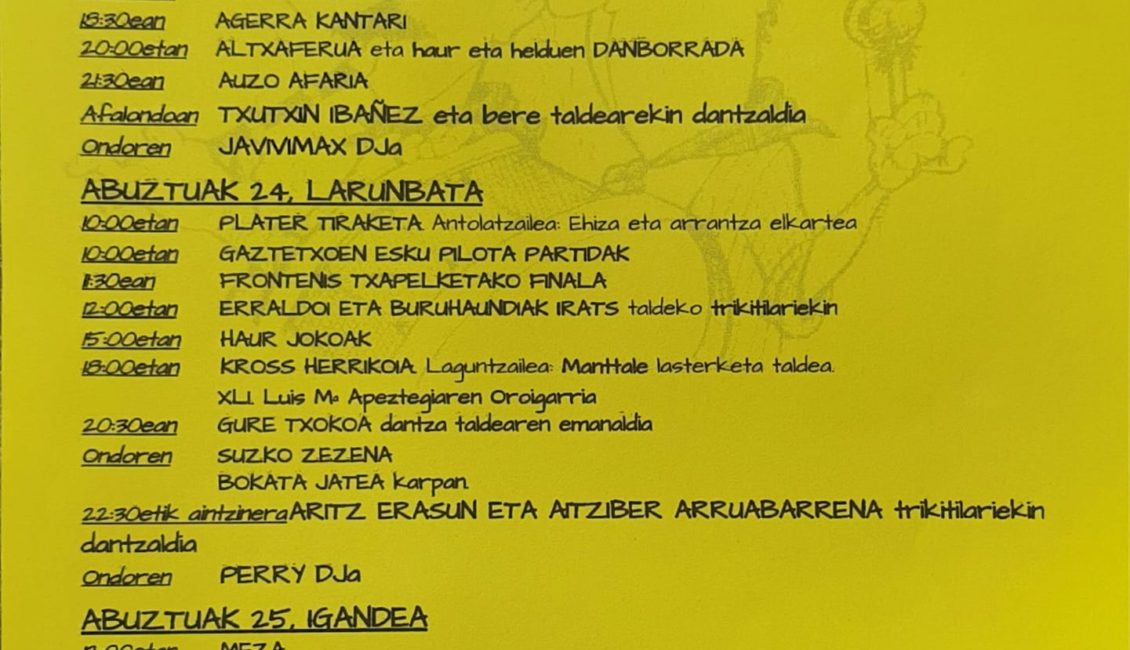 XLI. AGERRAKO KROSS HERRIKOIA - LUIS Mª APEZTEGIA OROIGARRIA - 2024