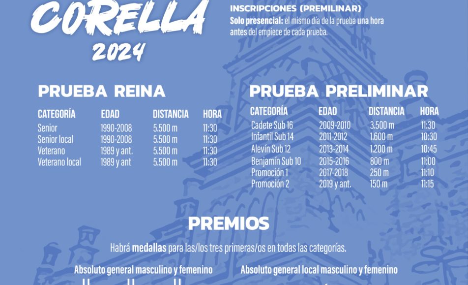 XLIV. CARRERA PEDESTRE CIUDAD DE CORELLA - 2024
