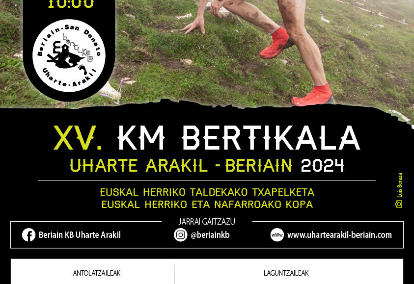 XV. UHARTE-ARAKIL - BERIAIN - KM BERTIKALA - 2024
