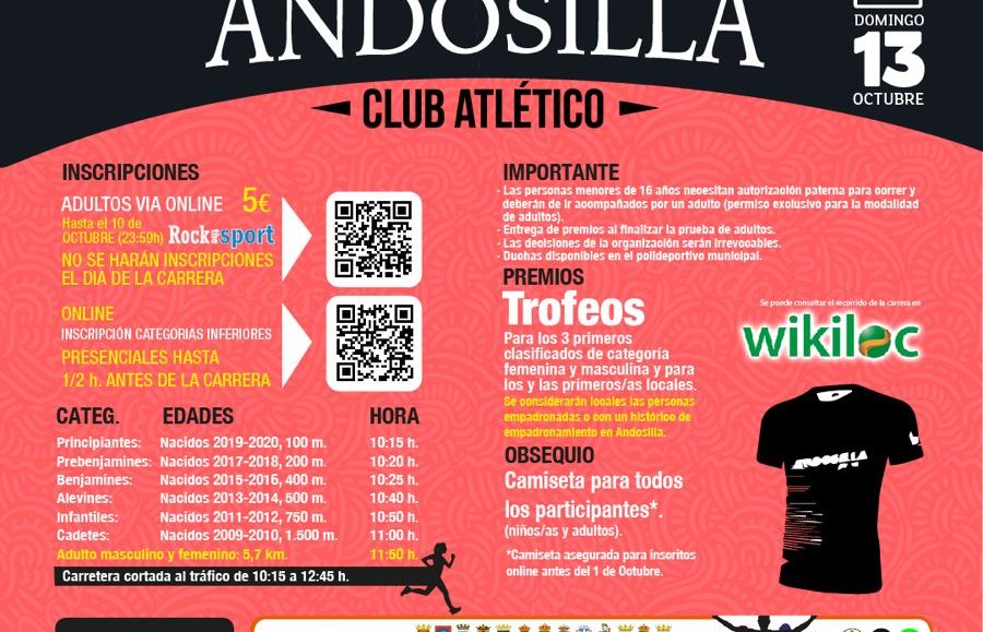 XV. CARRERA POPULAR VILLA DE ANDOSILLA - 2024