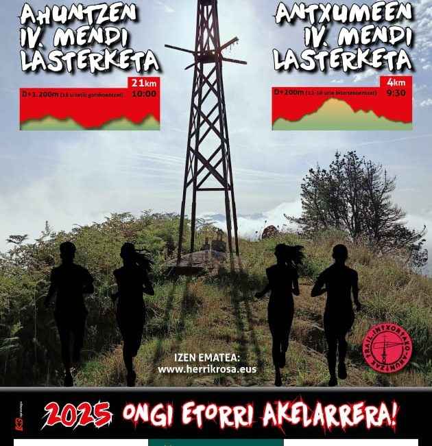 IV. AHUNTZEN MENDI LASTERKETA - 2025