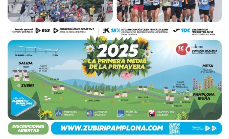 IX. MEDIA MARATON ZUBIRI-PAMPLONA MARATOI ERDIA - 2025