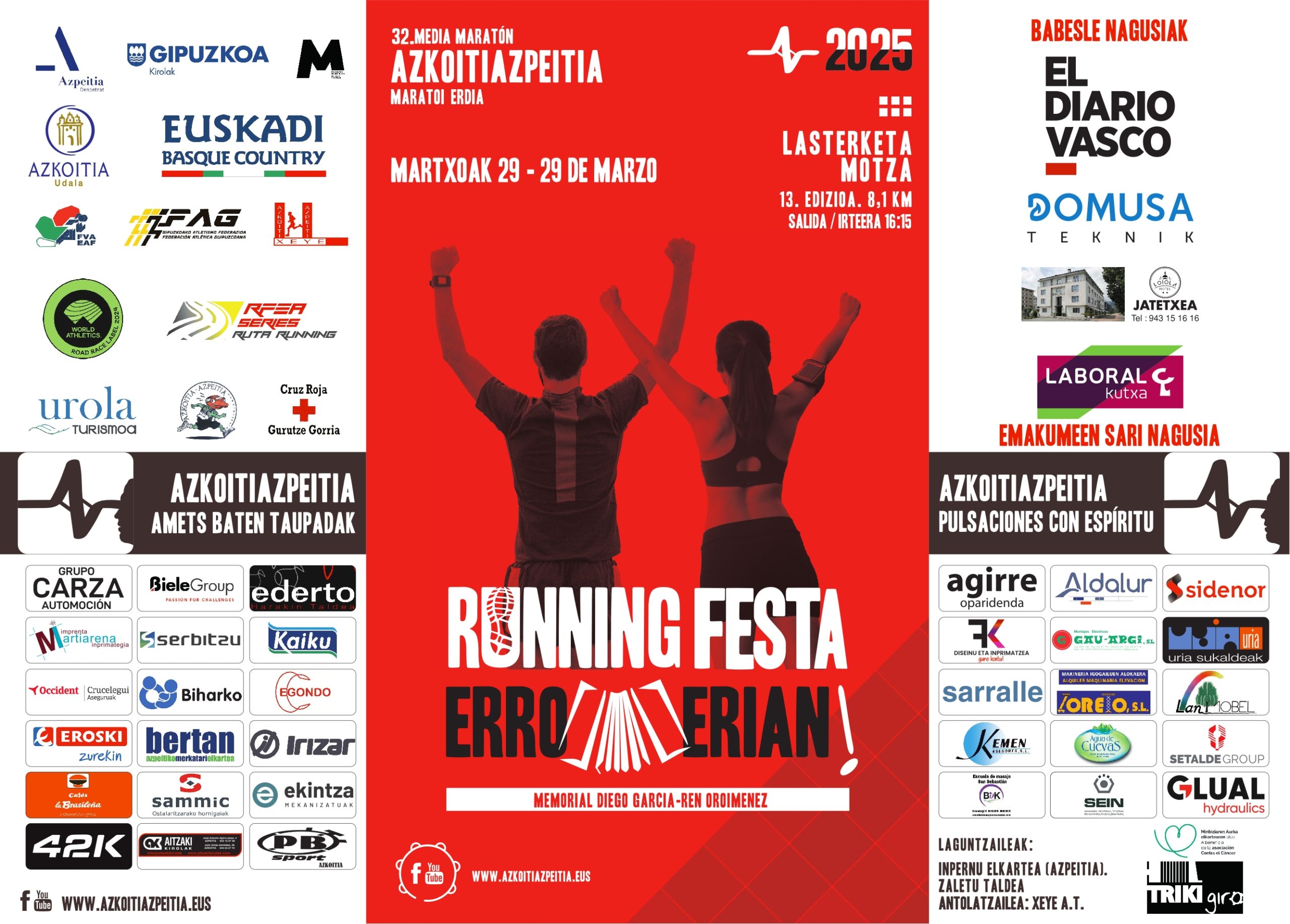 32. MEDIO MARATÓN INTERNACIONAL AZKOITIAZPEITIA - EN MEMORIA DE DIEGO ...