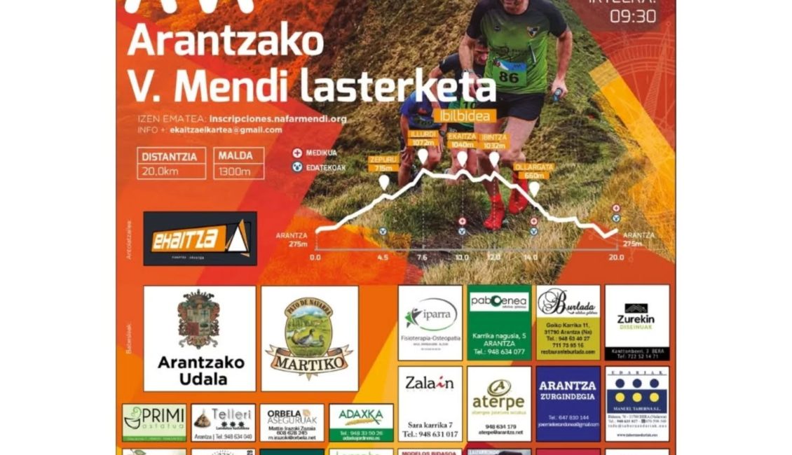 V. ARANTZAKO MENDI LASTERKETA - 2025
