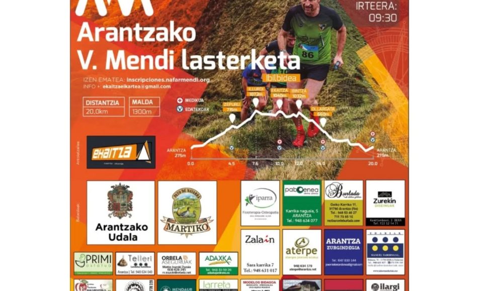 V. ARANTZAKO MENDI LASTERKETA - 2025