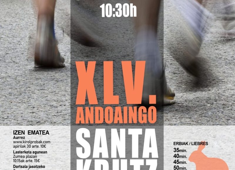 XLV. ANDOAINGO SANTA KRUTZ KROS HERRIKOIA - 2025