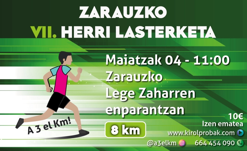 VII. ZARAUZKO HERRI LASTERKETA - 2025