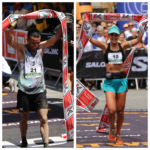 Elhousine Elazzaoui eta Sara Alonso, Zegama-Aizkorri txapeldun