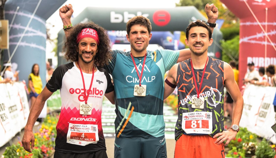 RAUL CRIADO (3:05:11) ETA OIHANA KORTAZAR (3.37.04), EPERLANDA KULTUR ELKARTEAK GAMIZ FIKAN ANTOLATUTAKO III. BURDIN HESIKO LASTERKETA 2025 JENDETSUAREN IRABAZLEAK