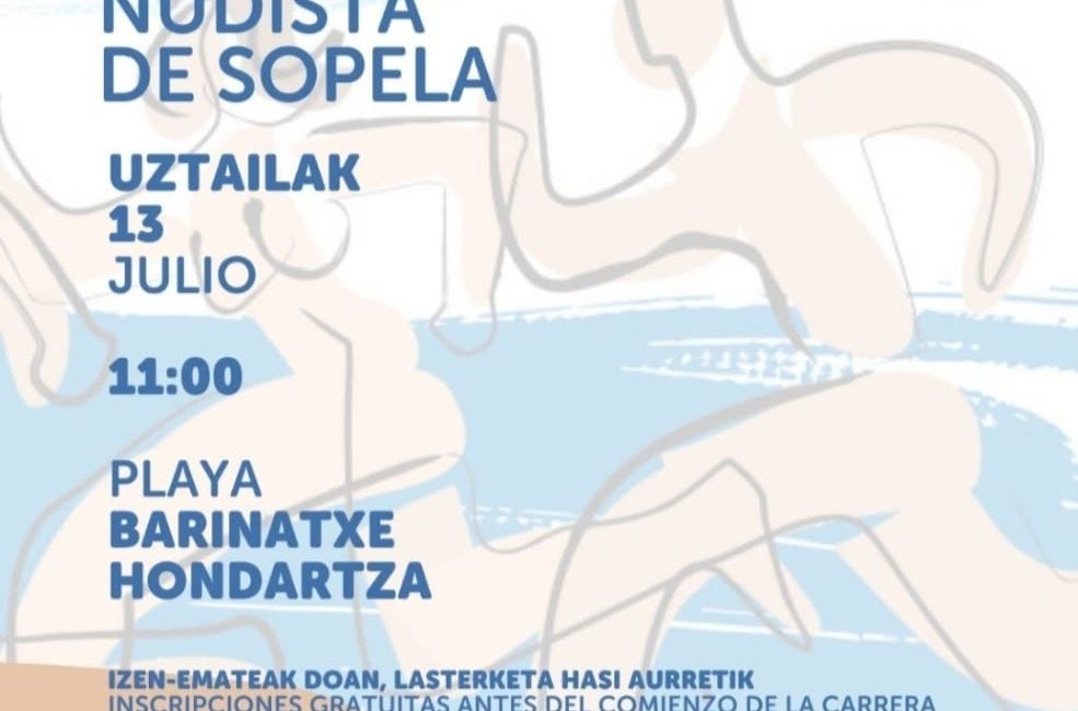XXIV. SOPELAKO LASTERKETA NUDISTA - CARRERA NUDISTA SOPELA - 2025