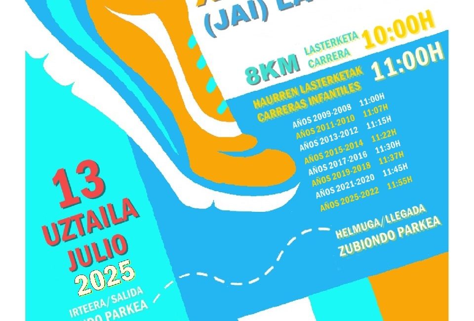 XIV. ZORNOTZAKO JAI LASTERKETA - 2025