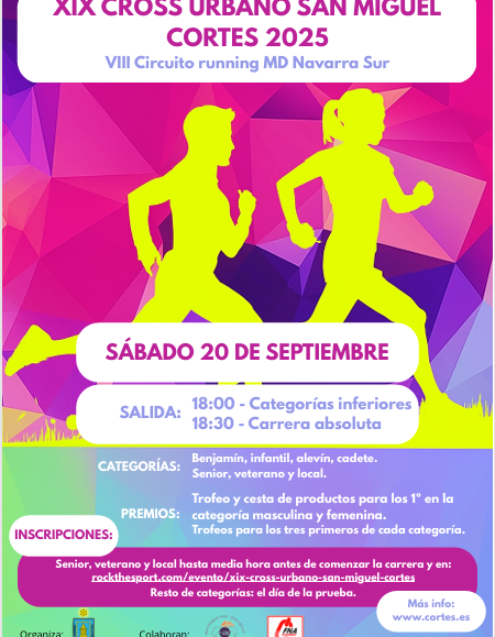 XIX. CROSS URBANO SAN MIGUEL DE CORTES - 2025