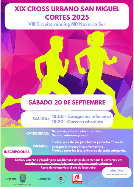 XIX. CROSS URBANO SAN MIGUEL DE CORTES - 2025