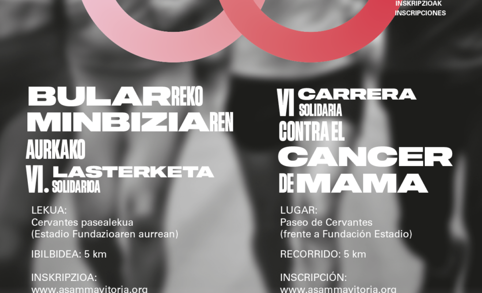 VI. ELKARTASUN LASTERKETA BULARREKO MINBIZIAREN AURKA - CARRERA SOLIDARIA CONTRA EL CÁNCER DE MAMA - 2025