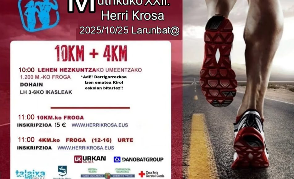 XXII. MUTRIKUKO HERRI KROSA - 2025